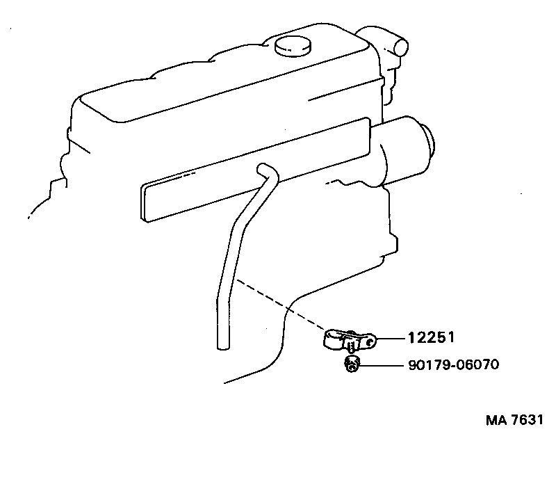 12251-56040 CLAMP, VENTILATION TUBE product image