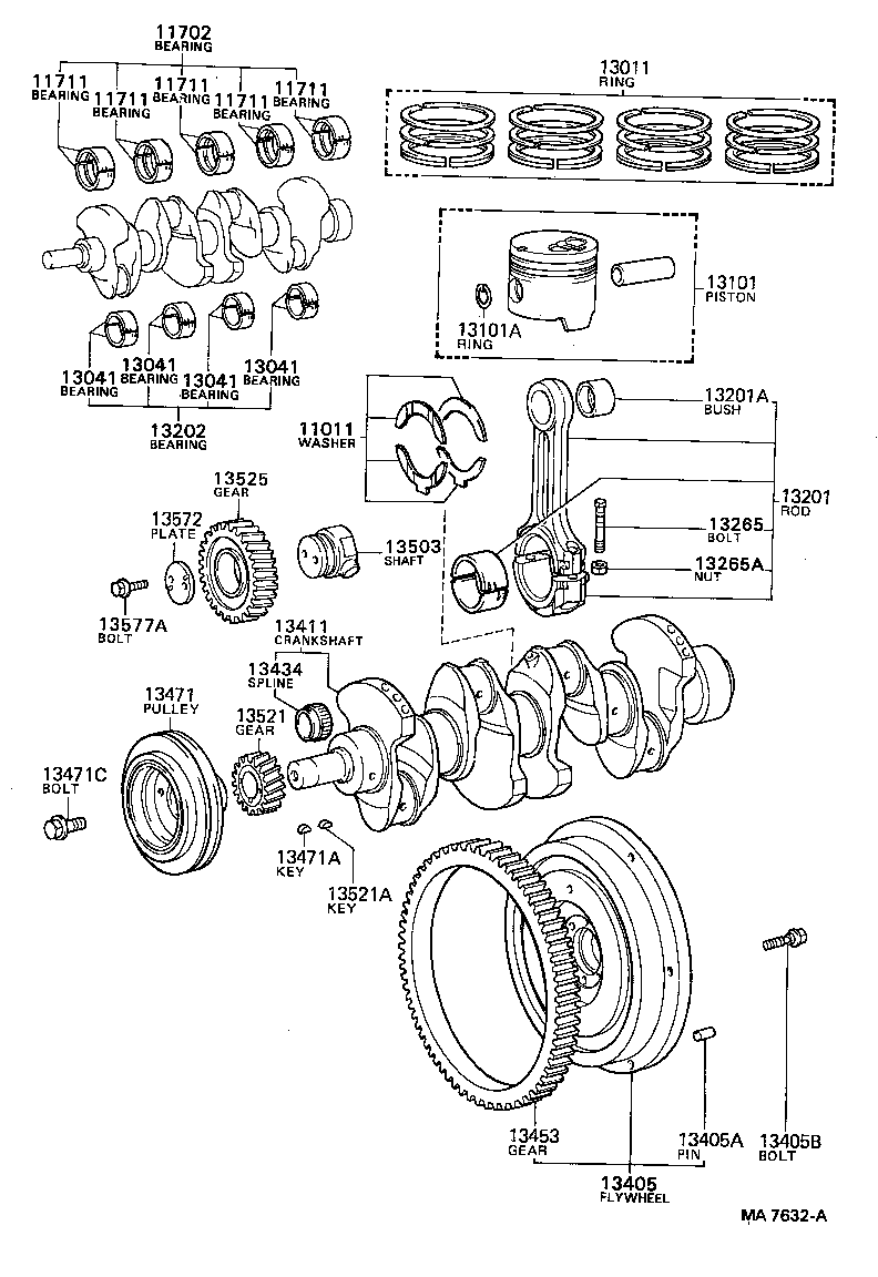 13470-56160 PULLEY, CRANKSHAFT product image