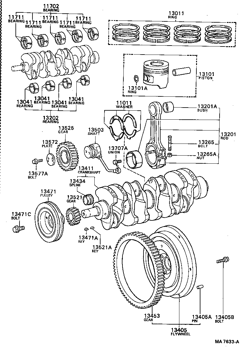 13470-56160 PULLEY, CRANKSHAFT product image