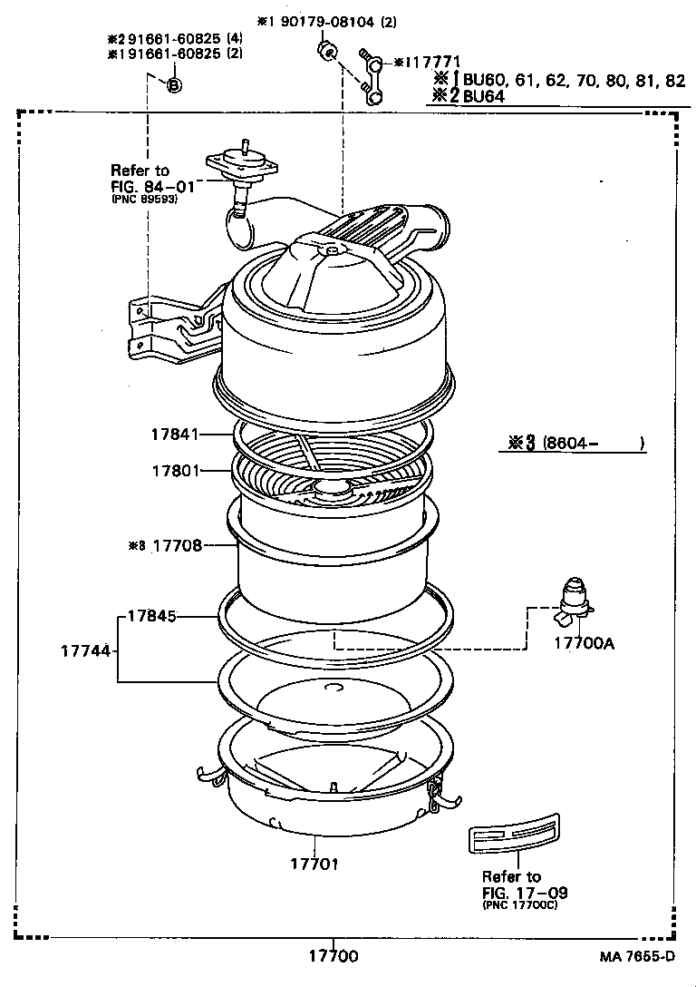 17113-58010 PIPE, INTAKE AIR CONNECTOR product image