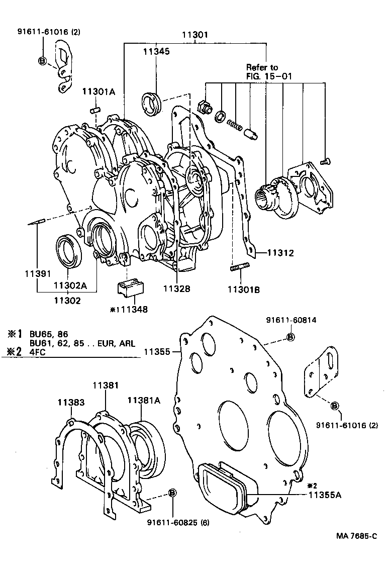 90116-10048 BOLT,STUD(FOR TIMING GEAR CASE) product image