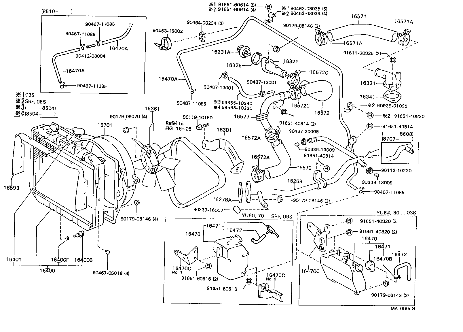 90447-12056 HOSE OR PIPE(FOR RADIATOR RESERVE TANK) product image