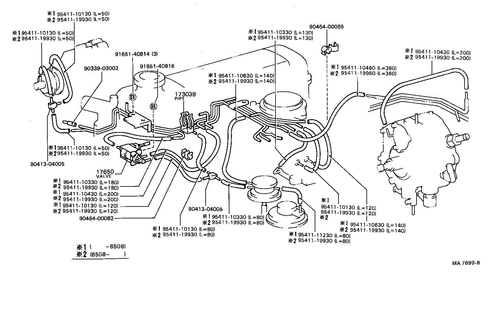 89570-89101 VALVE ASSY, VACUUM SWITCHING product image