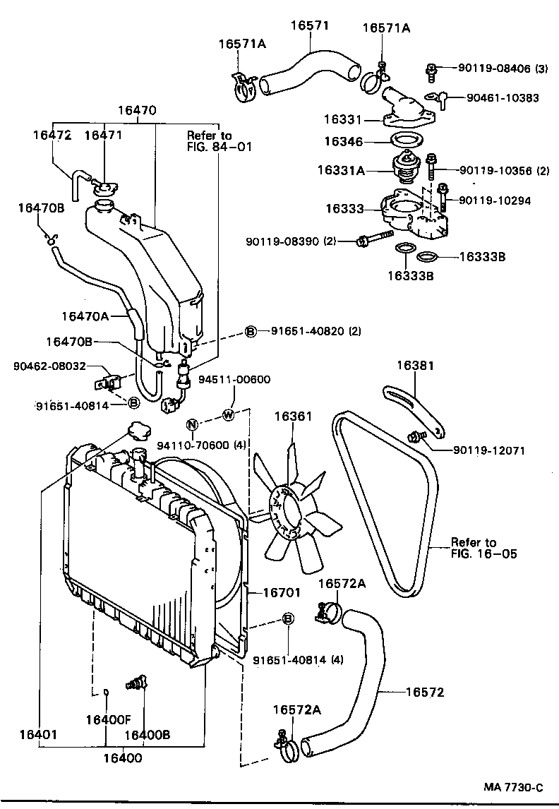 90447-12056 HOSE OR PIPE(FOR RADIATOR RESERVE TANK) product image