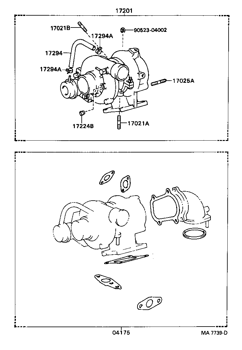 17118-58020 STAY, MANIFOLD product image