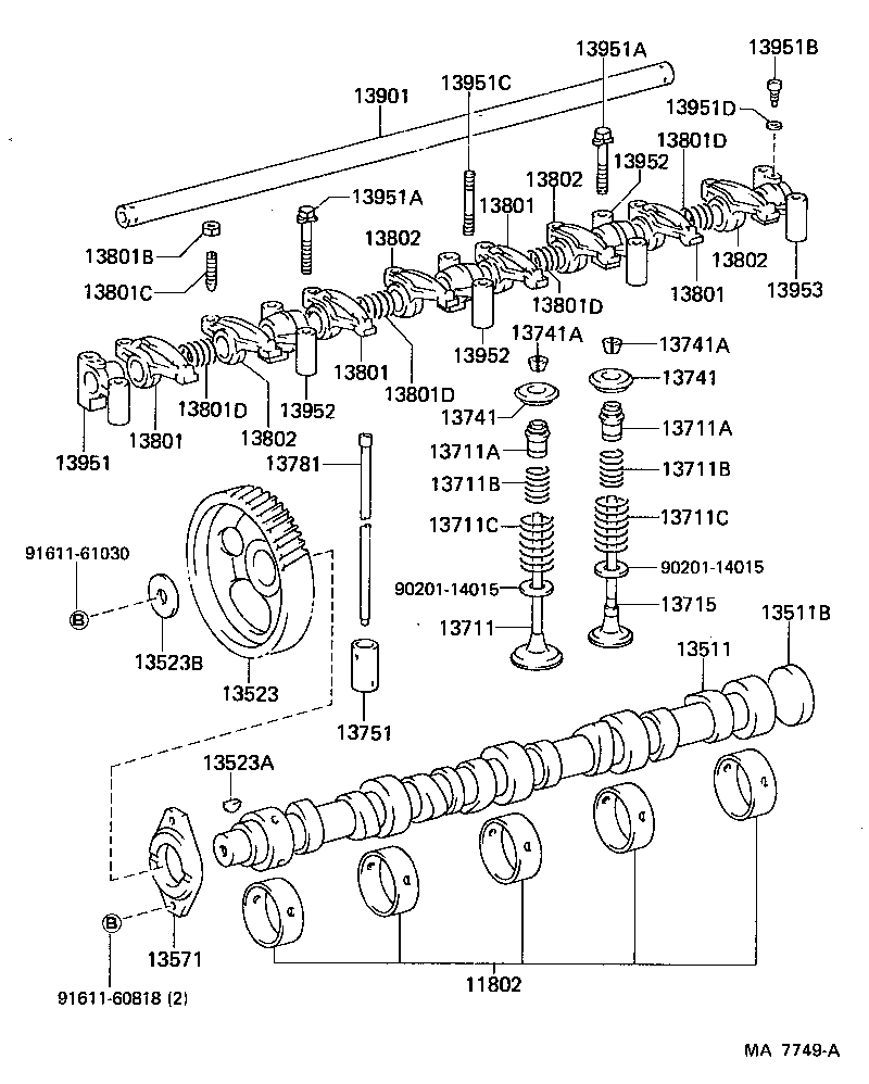 13715-56040 VALVE, EXHAUST product image