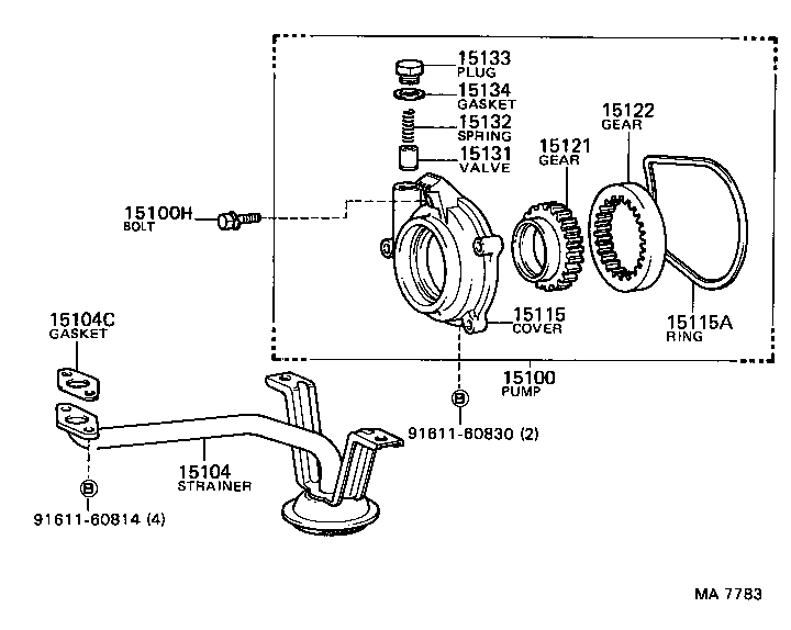 15772-78020 PIPE SUB-ASSY, OIL, INJECTION PUMP INLET product image