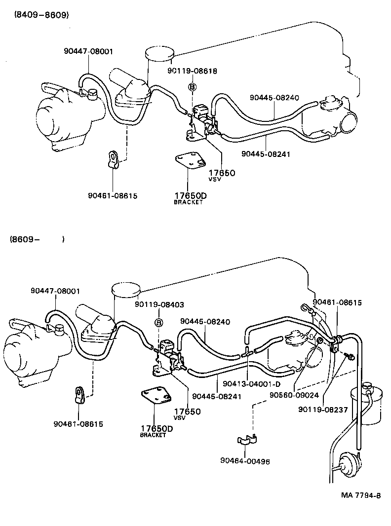 89570-89101 VALVE ASSY, VACUUM SWITCHING product image