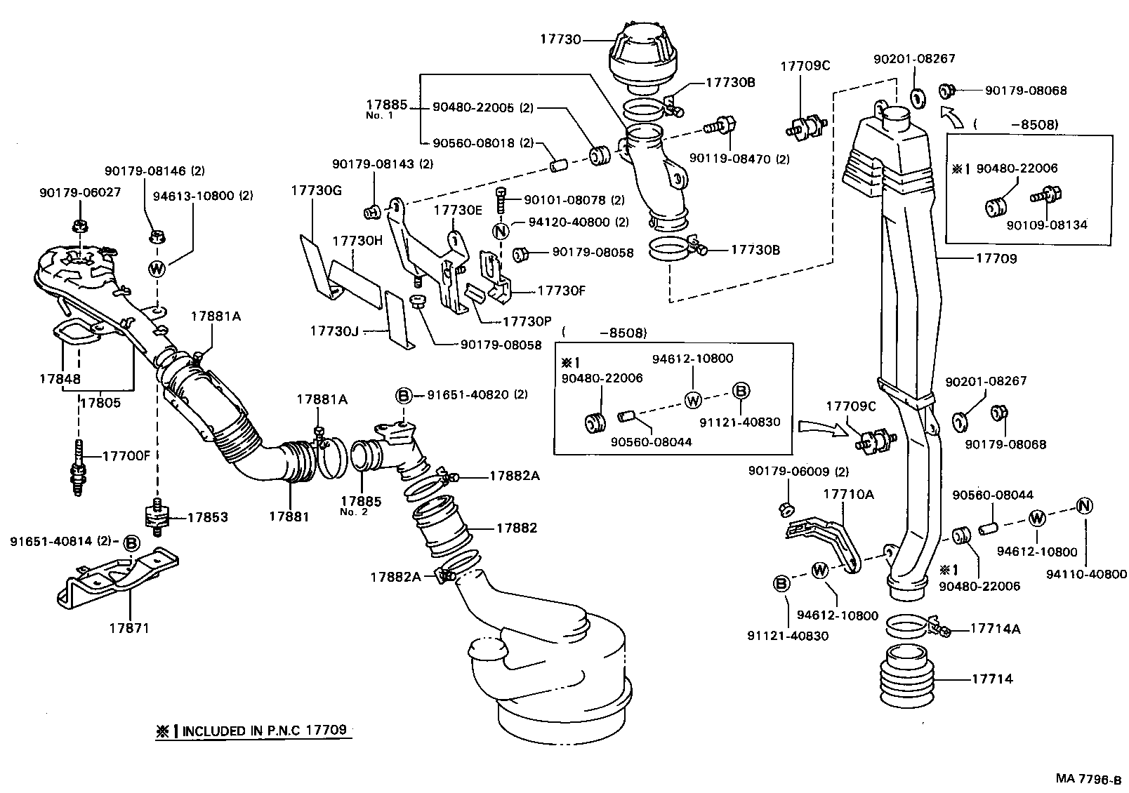 17700-73080 CLEANER ASSY, AIR product image