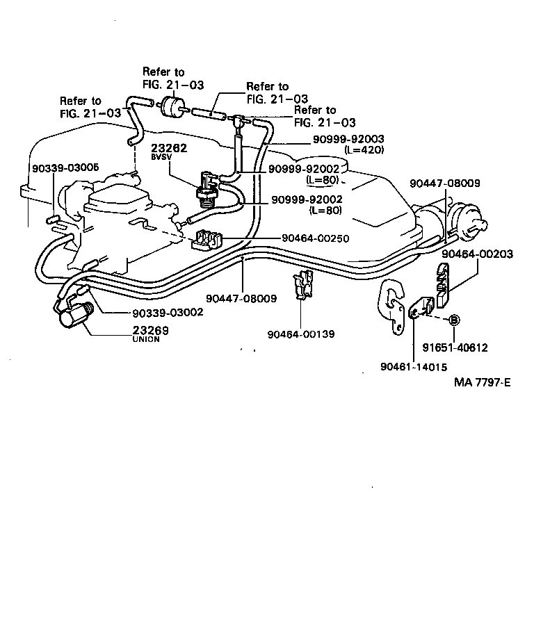 17325-73011 BRACKET, AIR VALVE product image