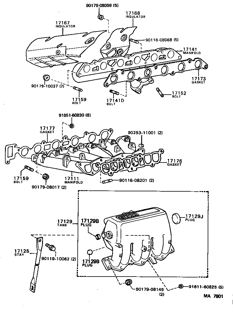 17064-70010 HOUSING SUB-ASSY, ROTOR product image