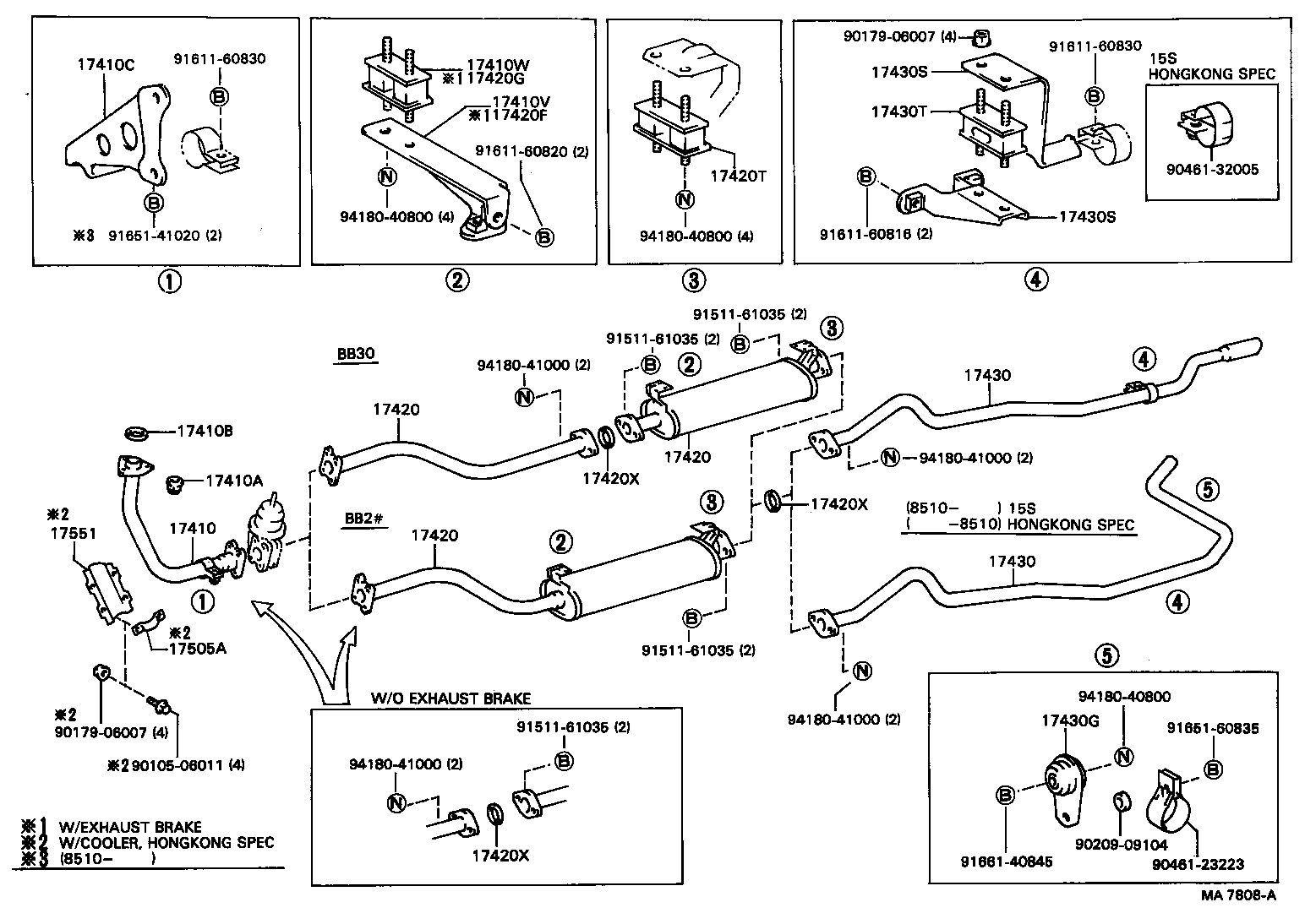 17405-56220 PIPE ASSY, EXHAUST, TAIL product image