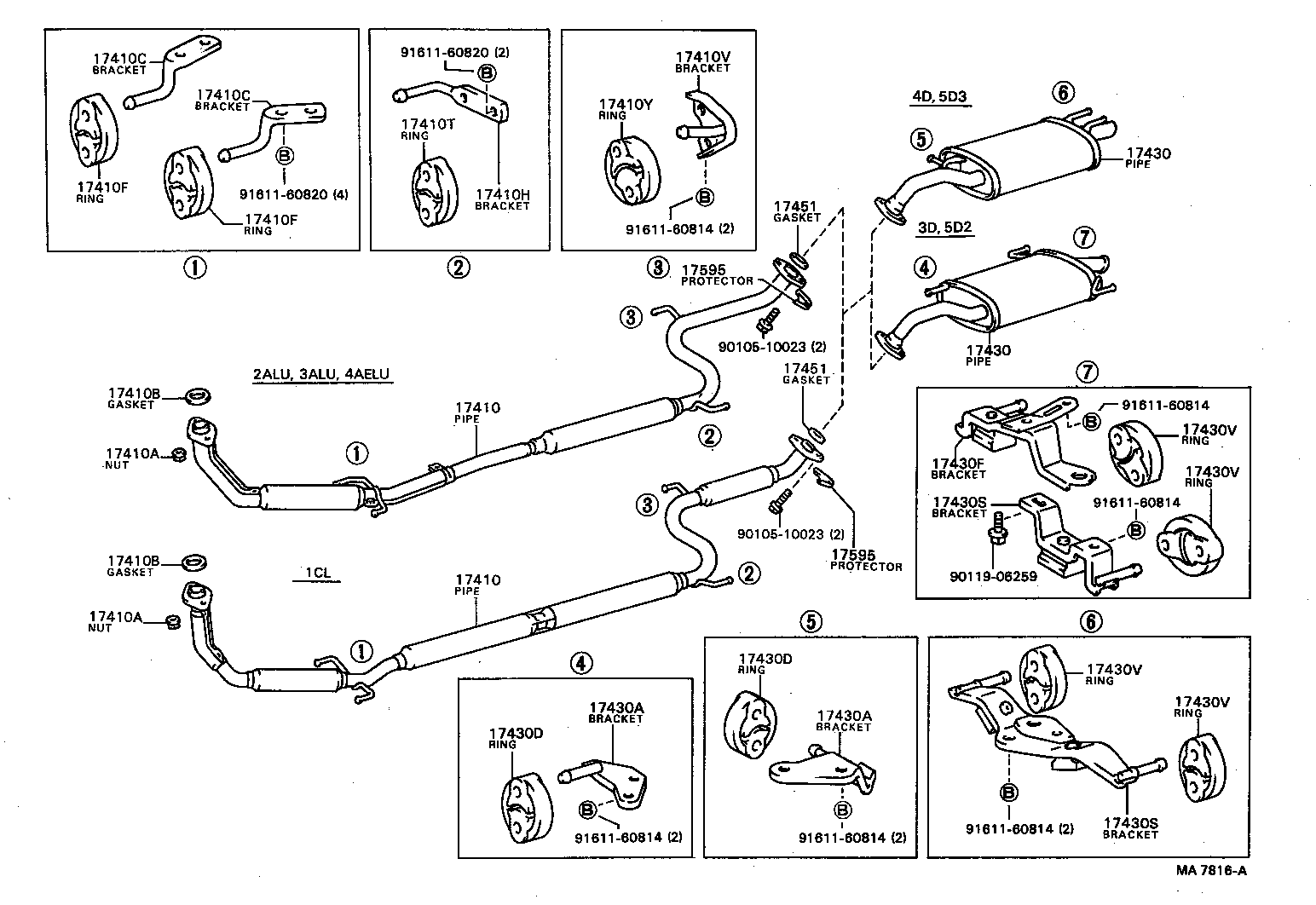 17430-15330 PIPE ASSY, EXHAUST, TAIL product image