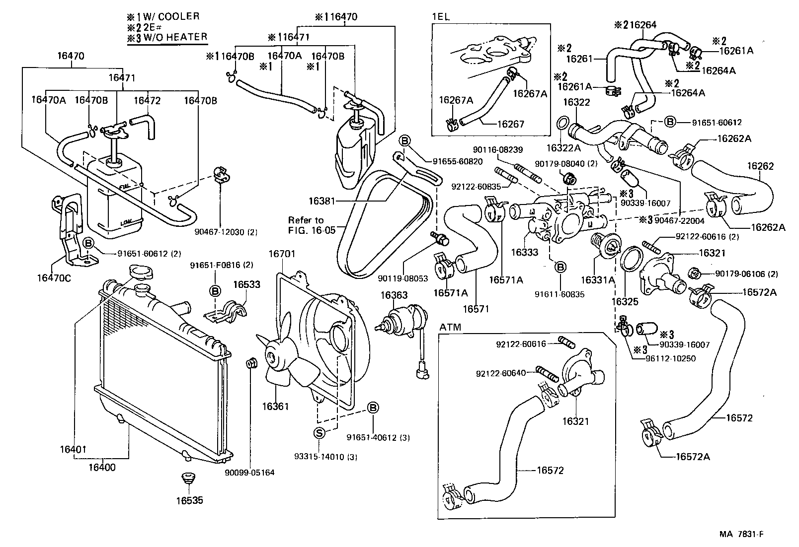 16262-10010 HOSE, WATER INLET product image