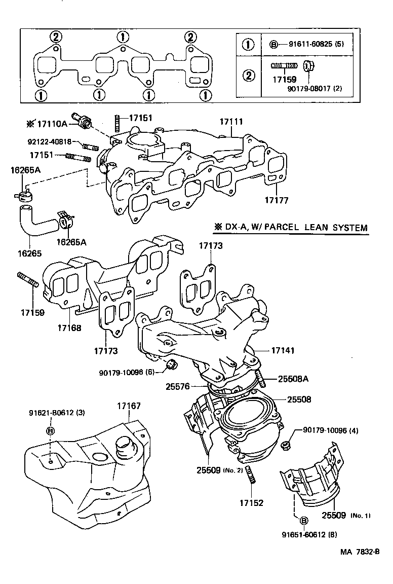 17101-11091 MANIFOLD, INTAKE product image