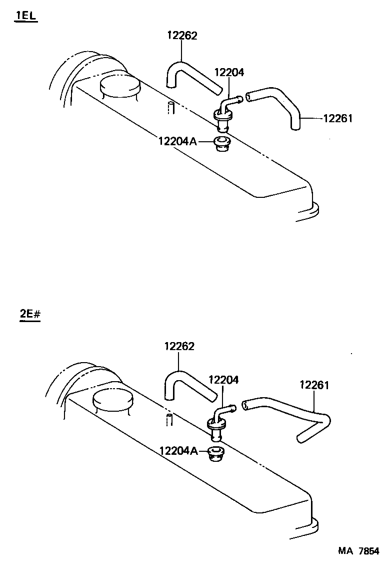 12261-11020 HOSE, VENTILATION product image