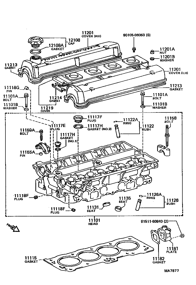 90430-10204 GASKET(FOR WATER HOLE) product image