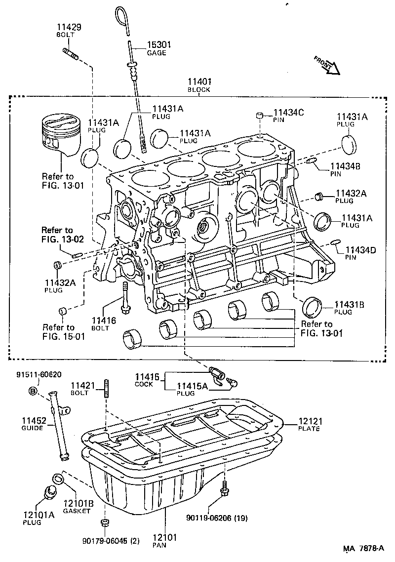 Toyota 12101-16010 PAN SUB-ASSY, OIL