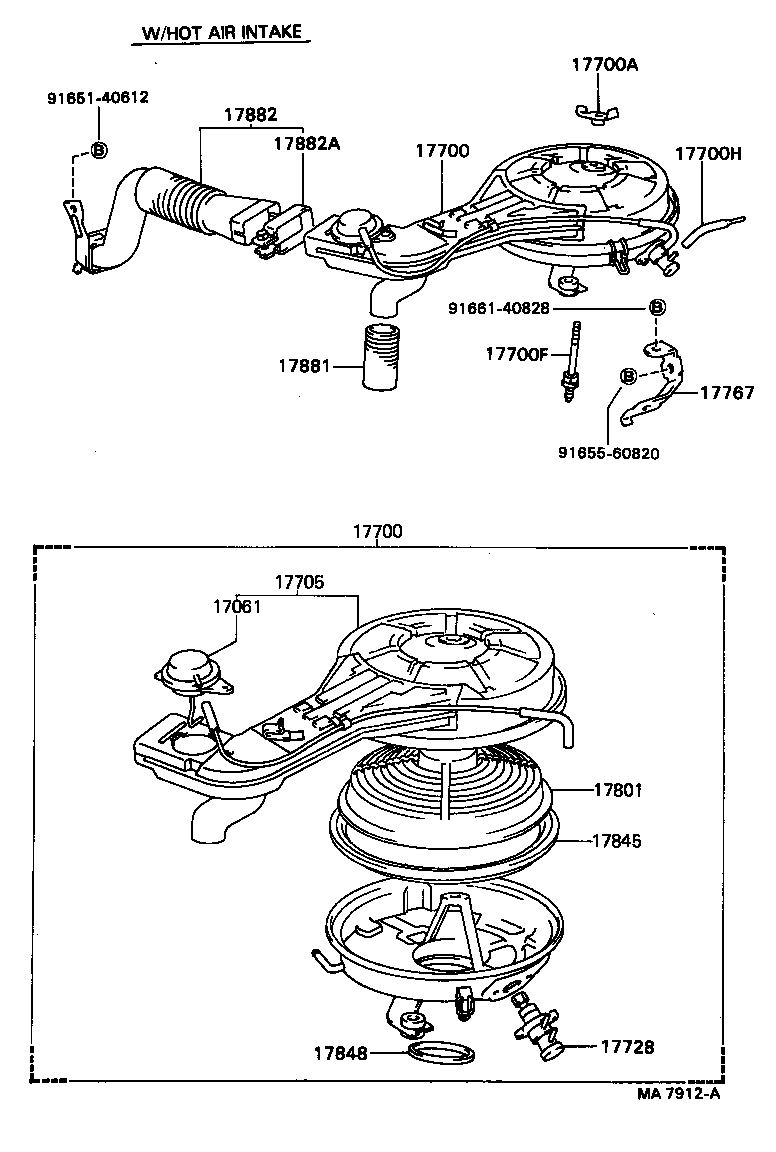 17705-64080 CAP SUB-ASSY, AIR CLEANER product image