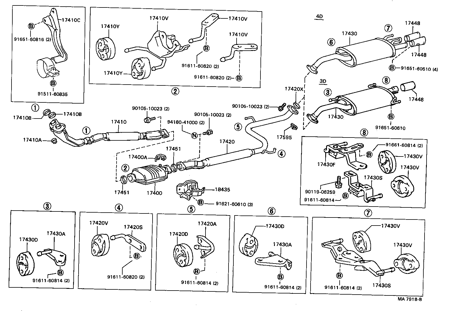 17430-15330 PIPE ASSY, EXHAUST, TAIL product image