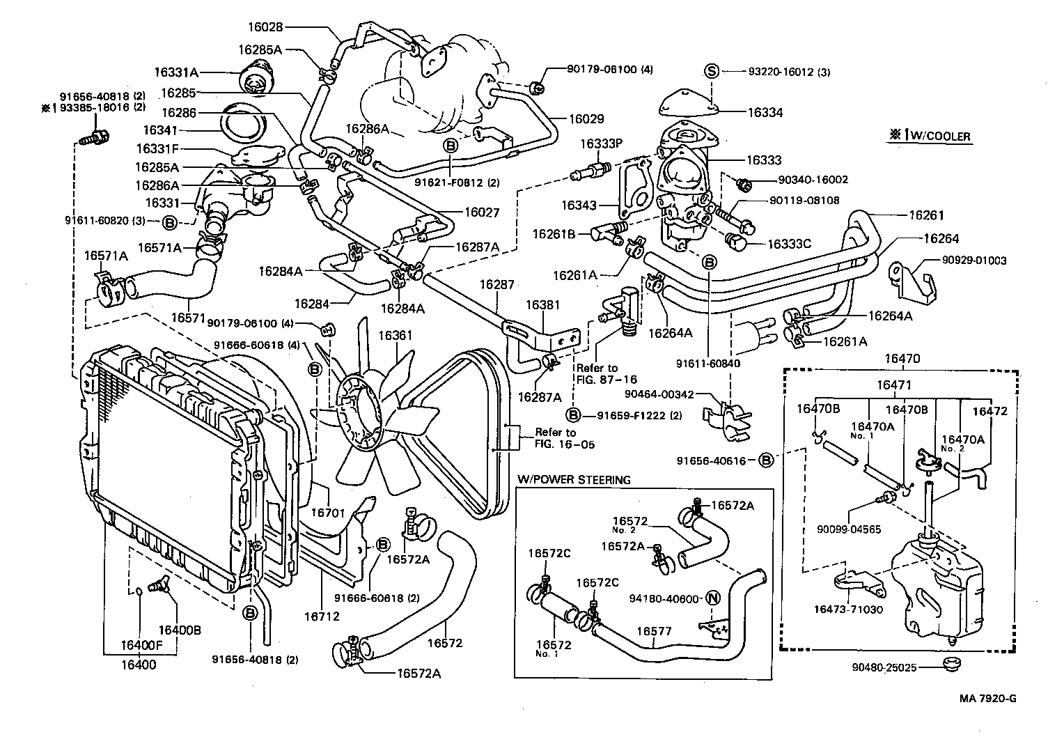 16410-54270 RADIATOR ASSY product image