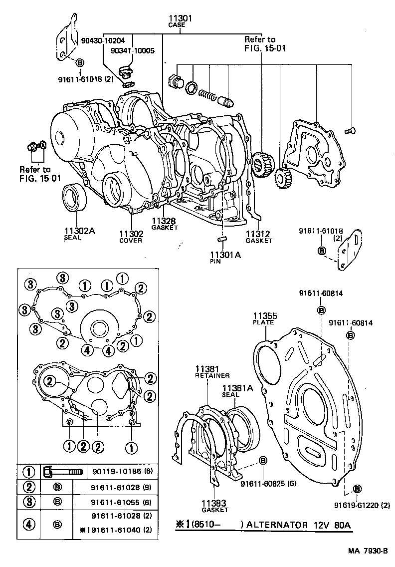 31111-60150 COVER SUB-ASSY, FLYWHEEL HOUSING product image