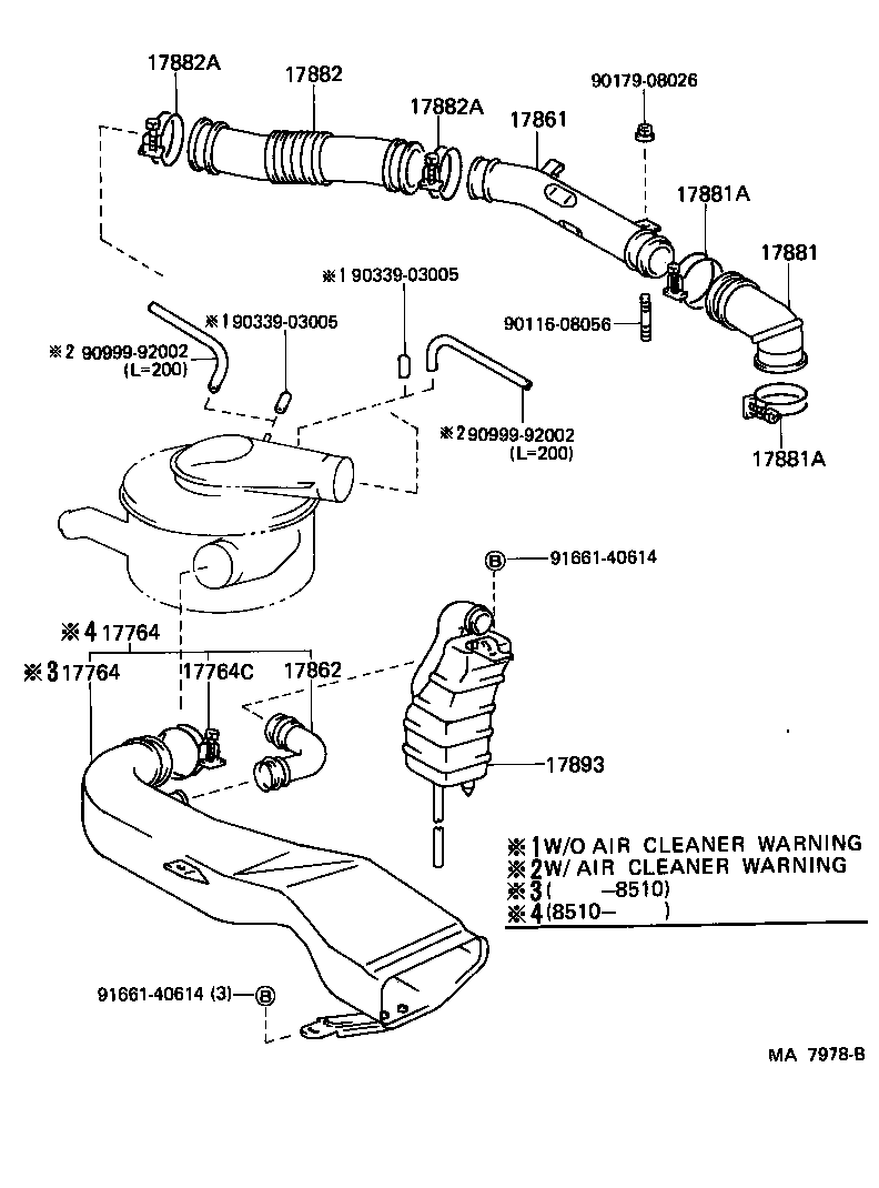 17700-58180 CLEANER ASSY, AIR product image