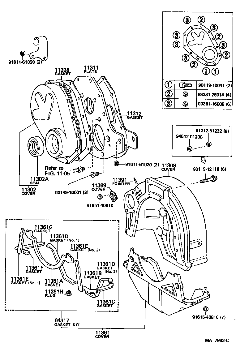 31104-60030 COVER, FLYWHEEL HOUSING UNDER product image