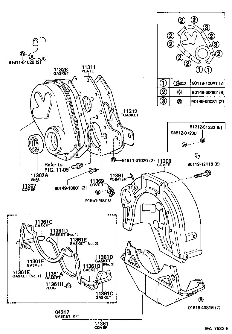 31111-60150 COVER SUB-ASSY, FLYWHEEL HOUSING product image