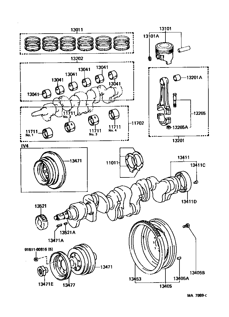 13470-60061 PULLEY, CRANKSHAFT product image