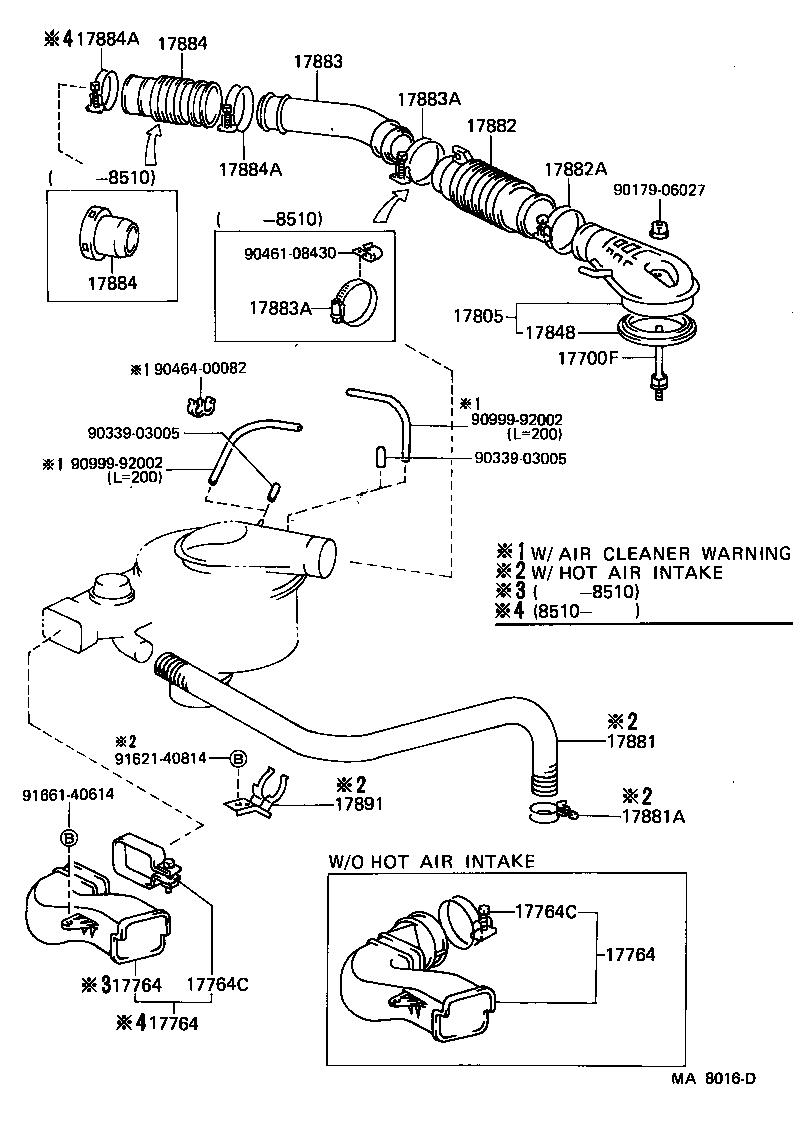 17700-58180 CLEANER ASSY, AIR product image