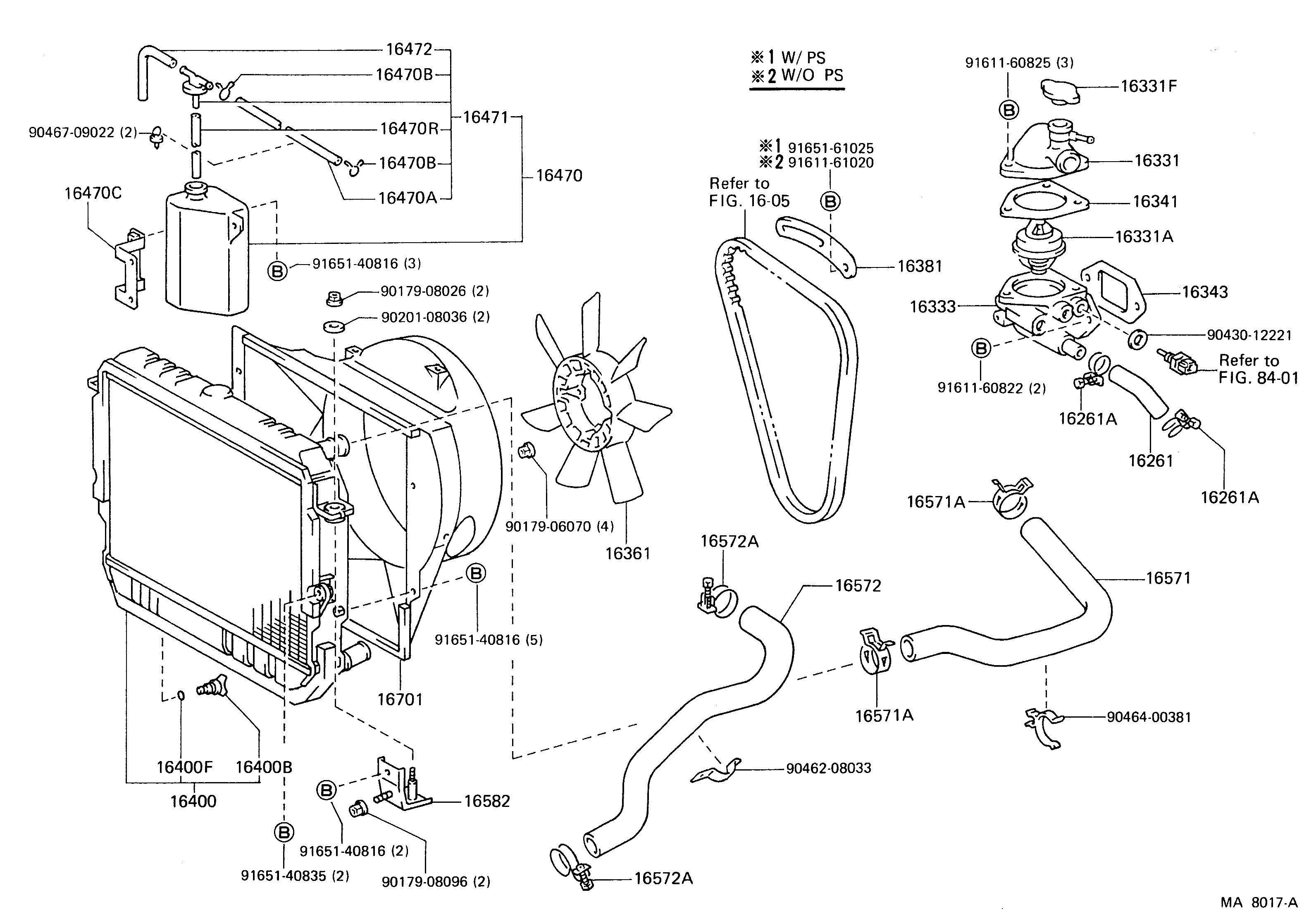 Toyota 90044-67103 CLAMP OR CLIP, HOSE(FOR WATER BY-PASS HOSE)