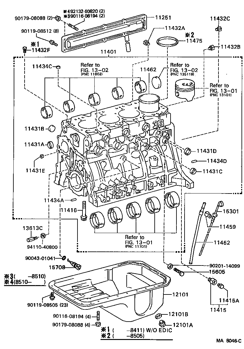 11253-61010 GASKET, VALVE PUSH ROD COVER product image