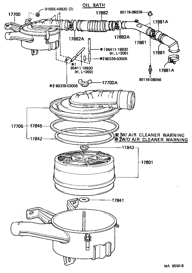 53208-90A00 DUCT, COOL AIR INTAKE, NO.2 product image