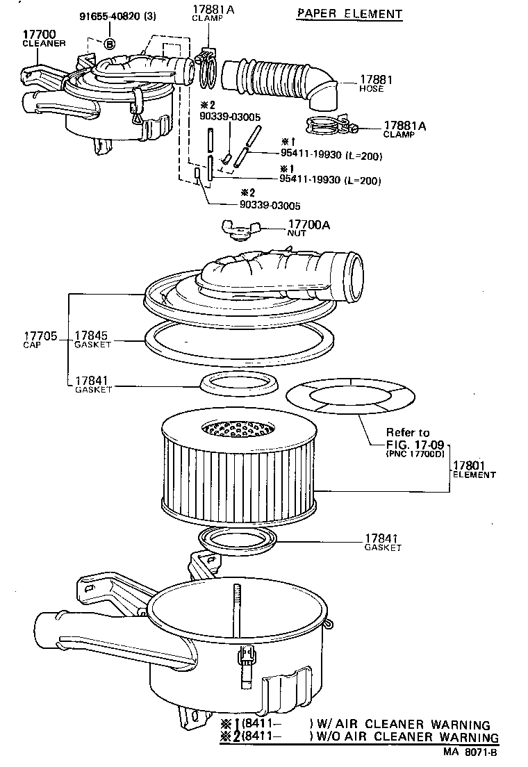 53208-90A00 DUCT, COOL AIR INTAKE, NO.2 product image