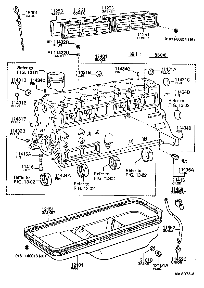 07041-11634 PAN SUB-ASSY, OIL product image
