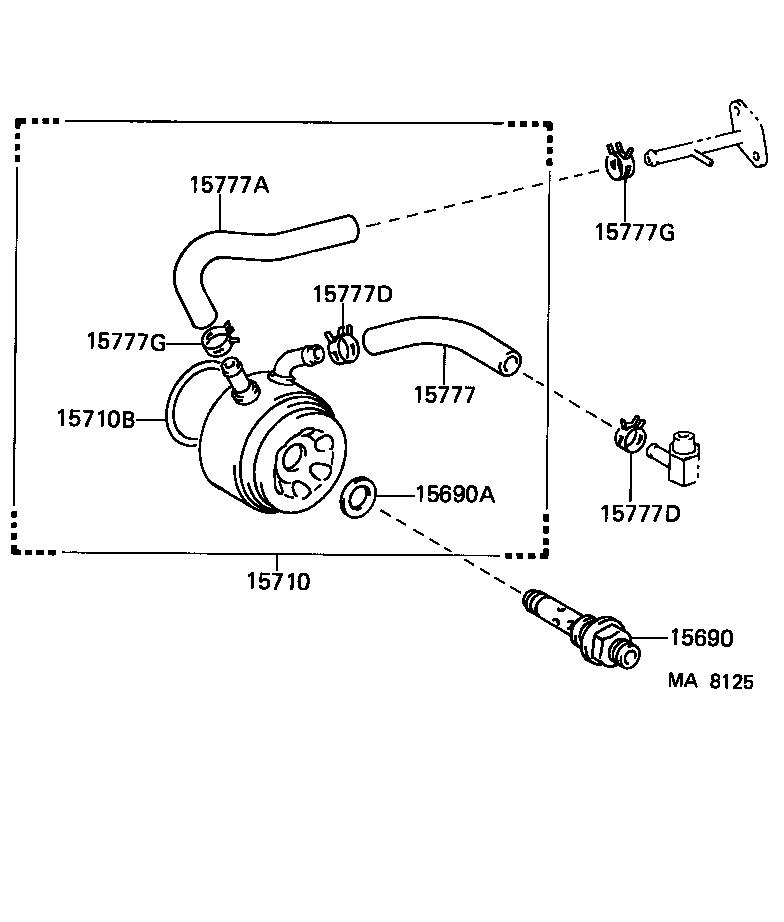 15690-35010 VALVE ASSY, OIL COOLER RELIEF product image