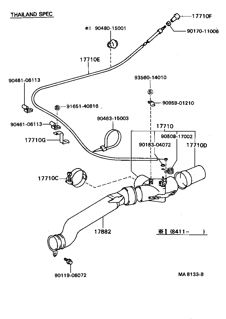 17700-71050 CLEANER ASSY, AIR product image