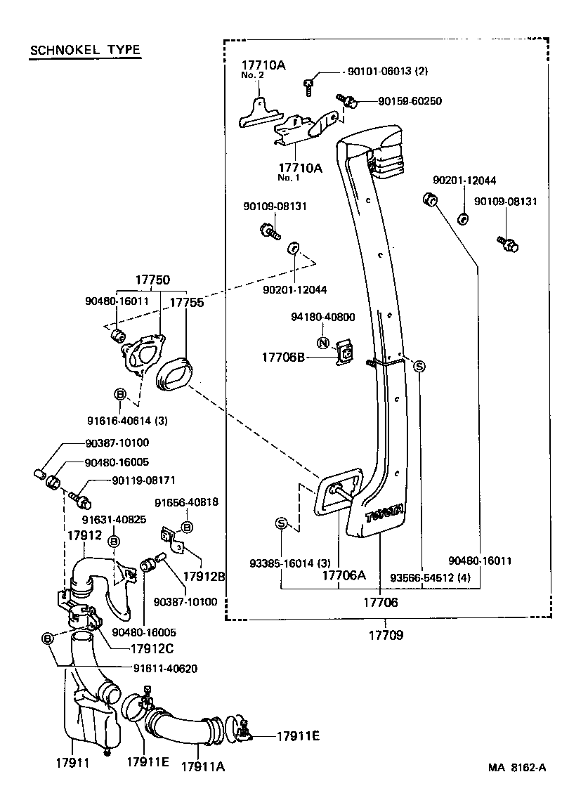 53285-95J00 DUCT, COOL AIR INTAKE, NO.1 product image