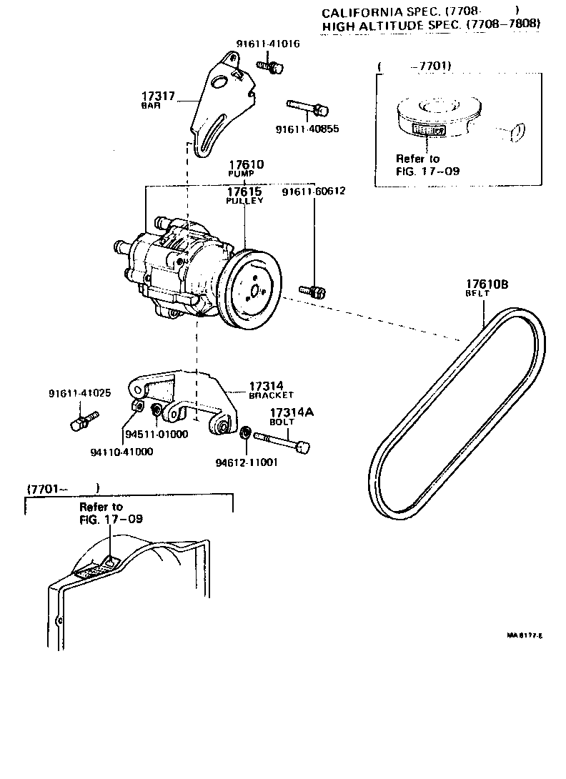17615-26020 PULLEY(FOR AIR PUMP) product image