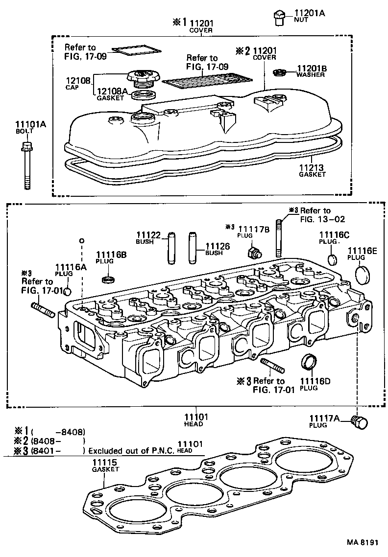 11101-59045 HEAD SUB-ASSY, CYLINDER product image