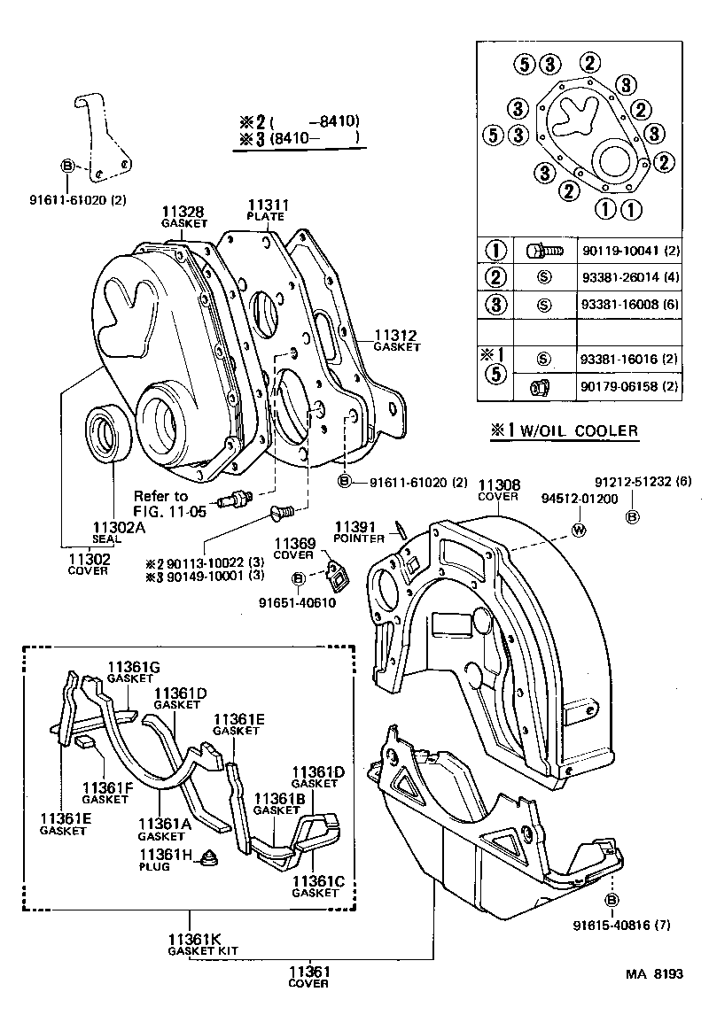 31111-60090 COVER SUB-ASSY, FLYWHEEL HOUSING product image