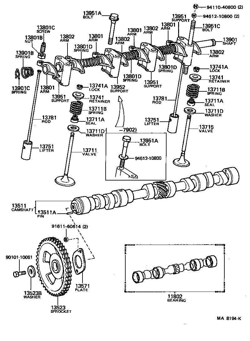 90501-42008 SPRING, COMPRESSION(FOR INNER) product image