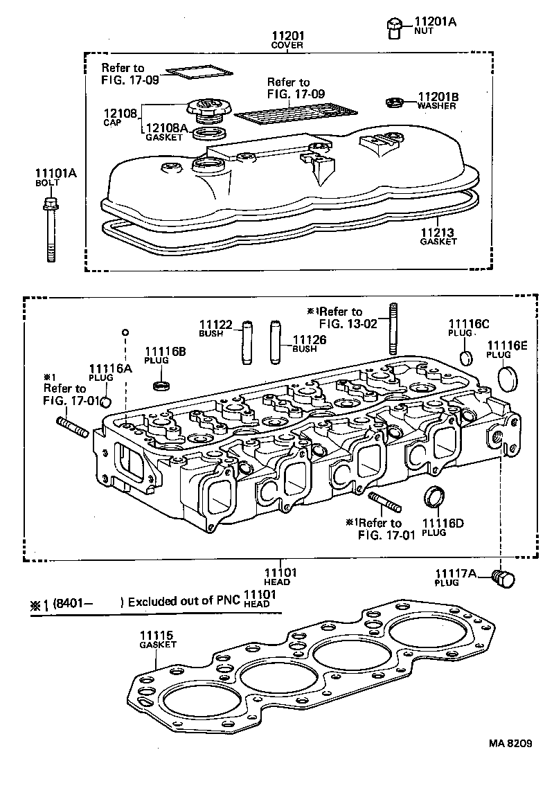 11211-59035 COVER SUB-ASSY, CYLINDER HEAD product image