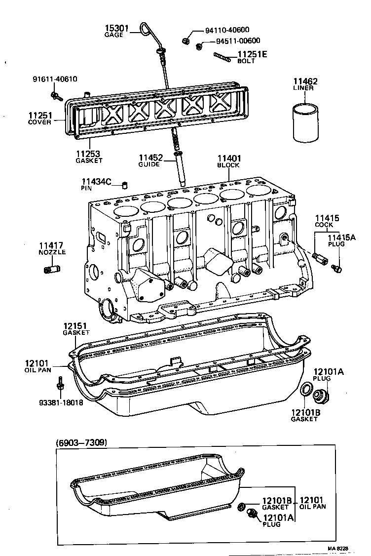 12100-60020 PAN SUB-ASSY, OIL product image