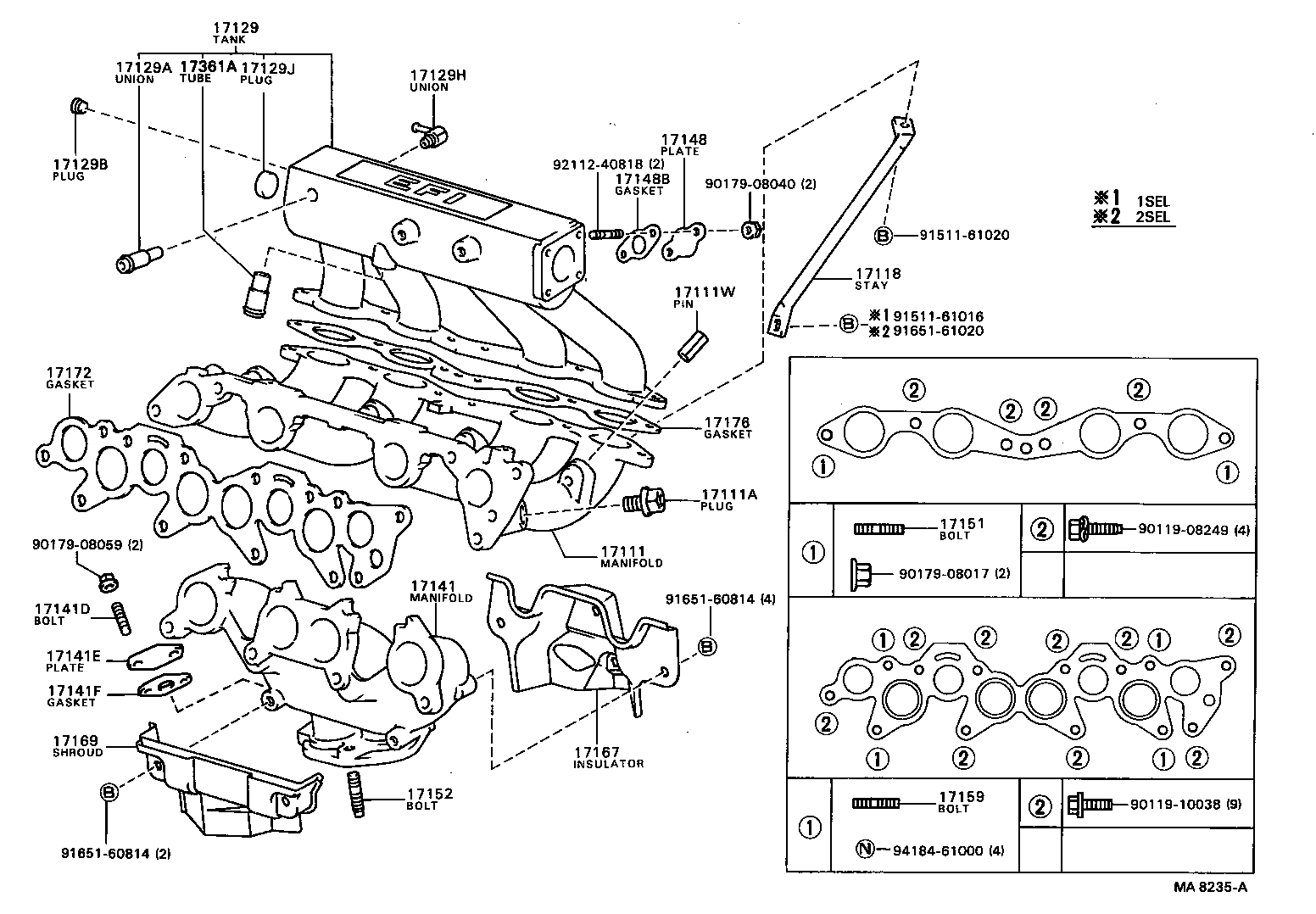 17111-63020 MANIFOLD, INTAKE product image