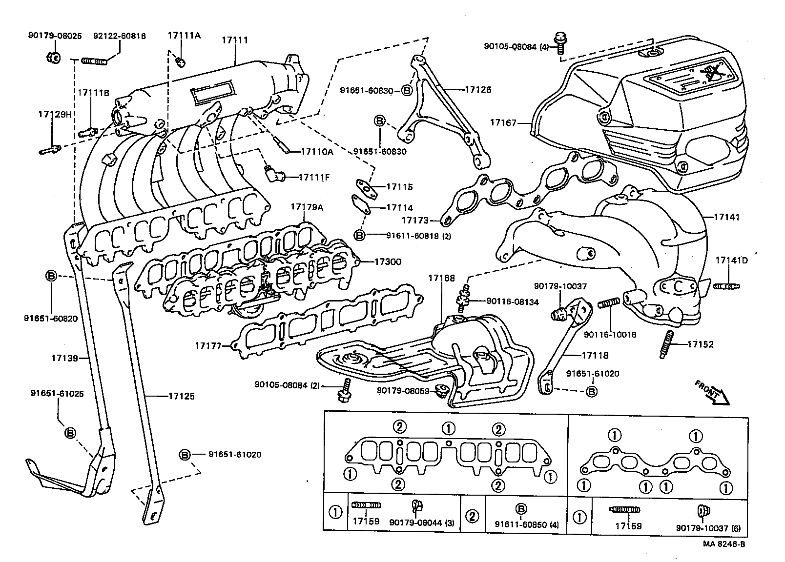 17111-62010 MANIFOLD, INTAKE product image