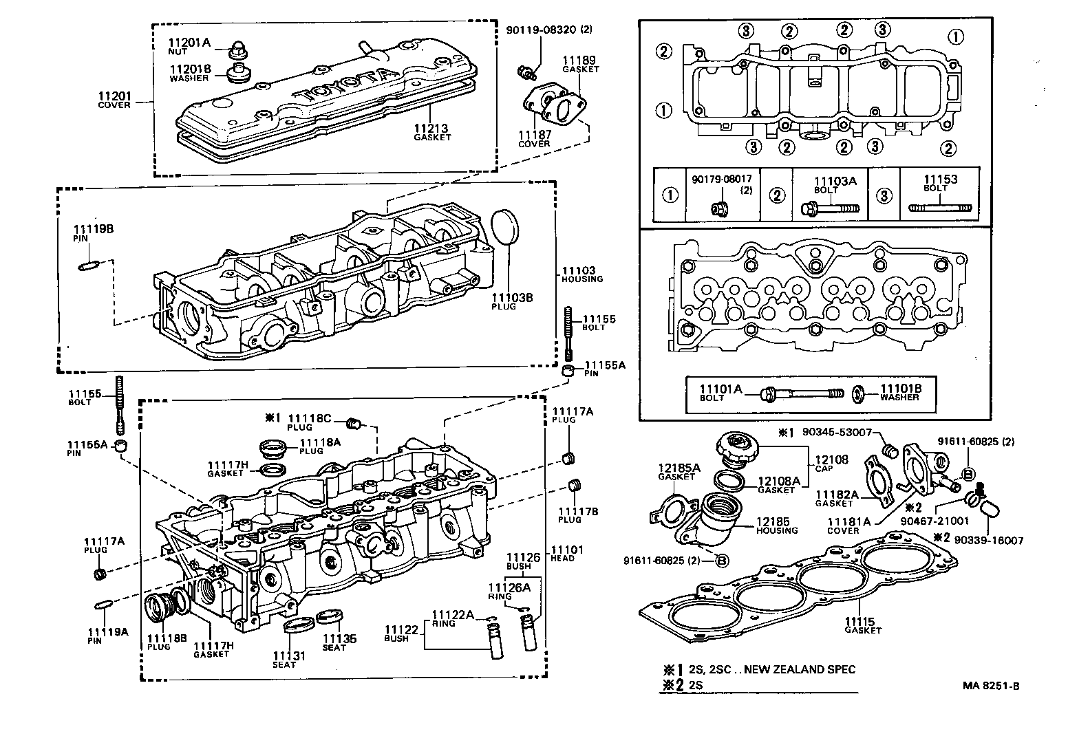 11115-71011 GASKET, CYLINDER HEAD product image