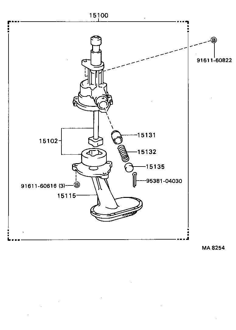 15131-24010 VALVE, OIL PUMP RELIEF product image