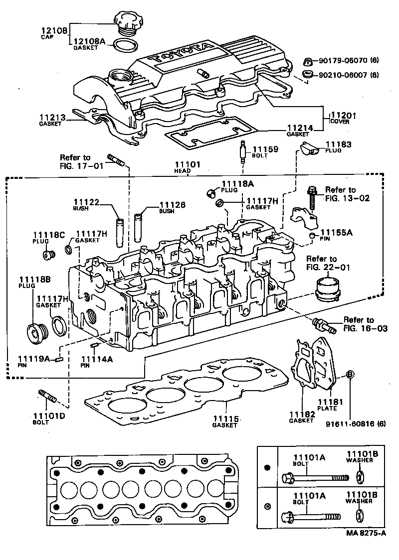 11101-73010 HEAD SUB-ASSY, CYLINDER product image